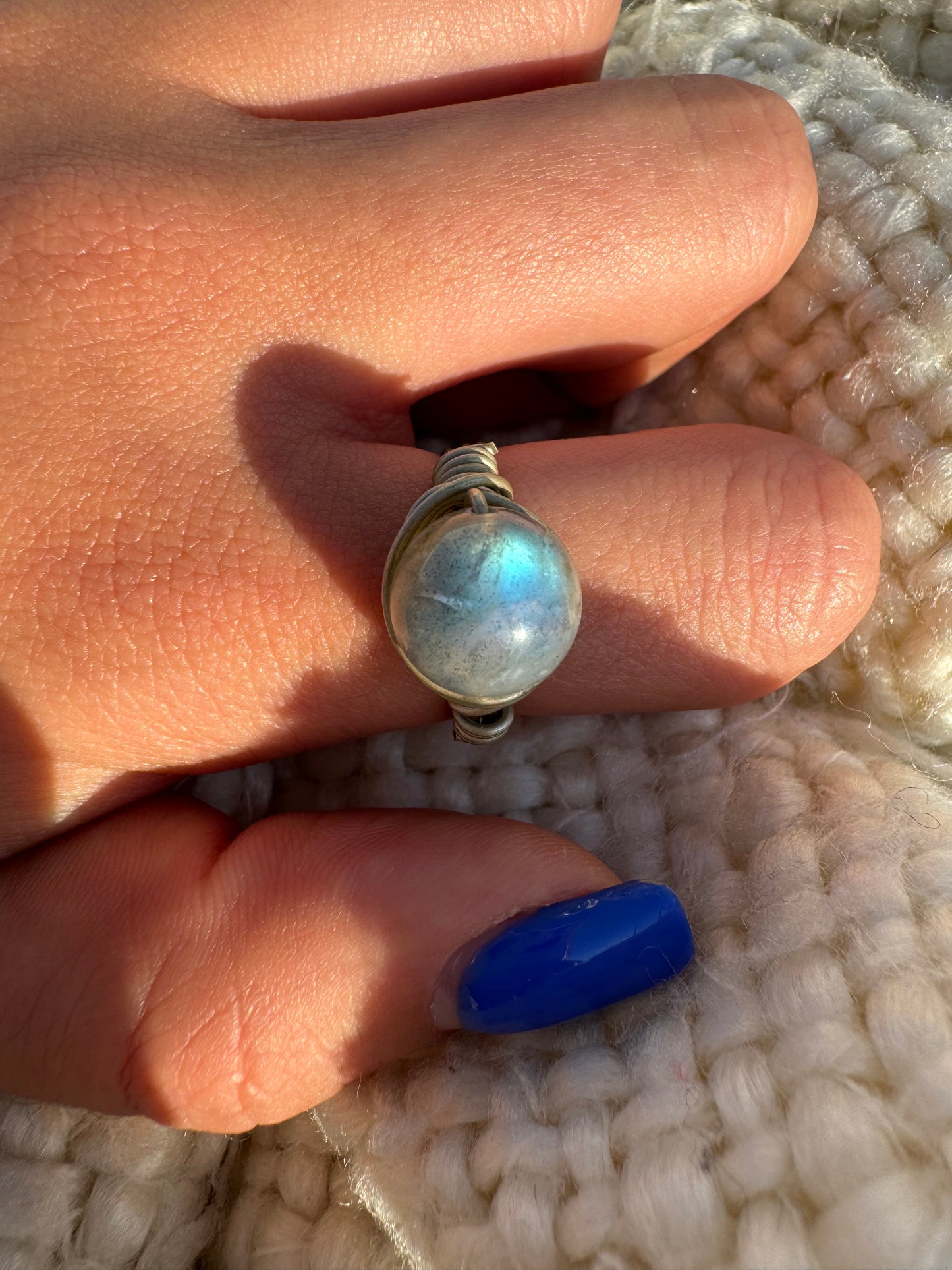 Bague labradorite