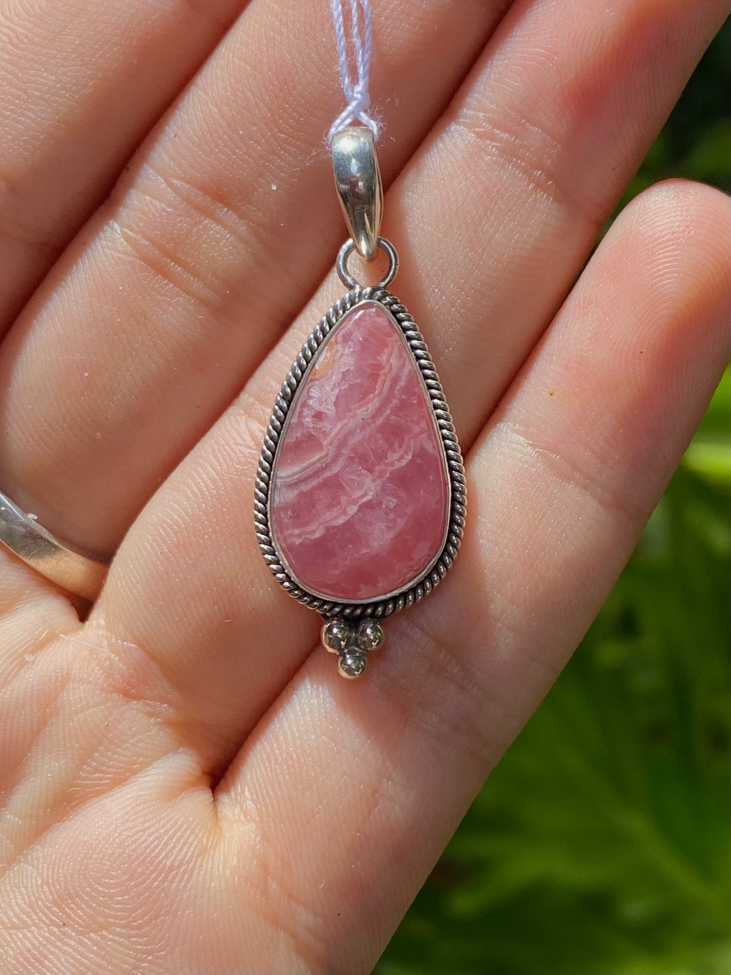 Pendentif Cinta 925 Rhodochrosite