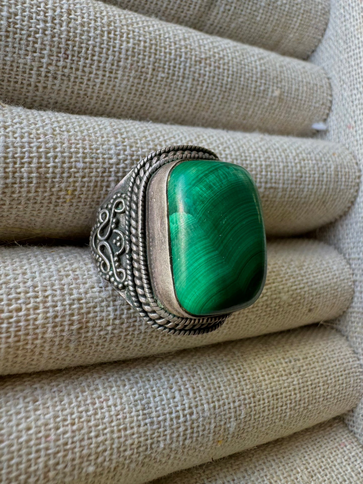 Bague Malachite 925