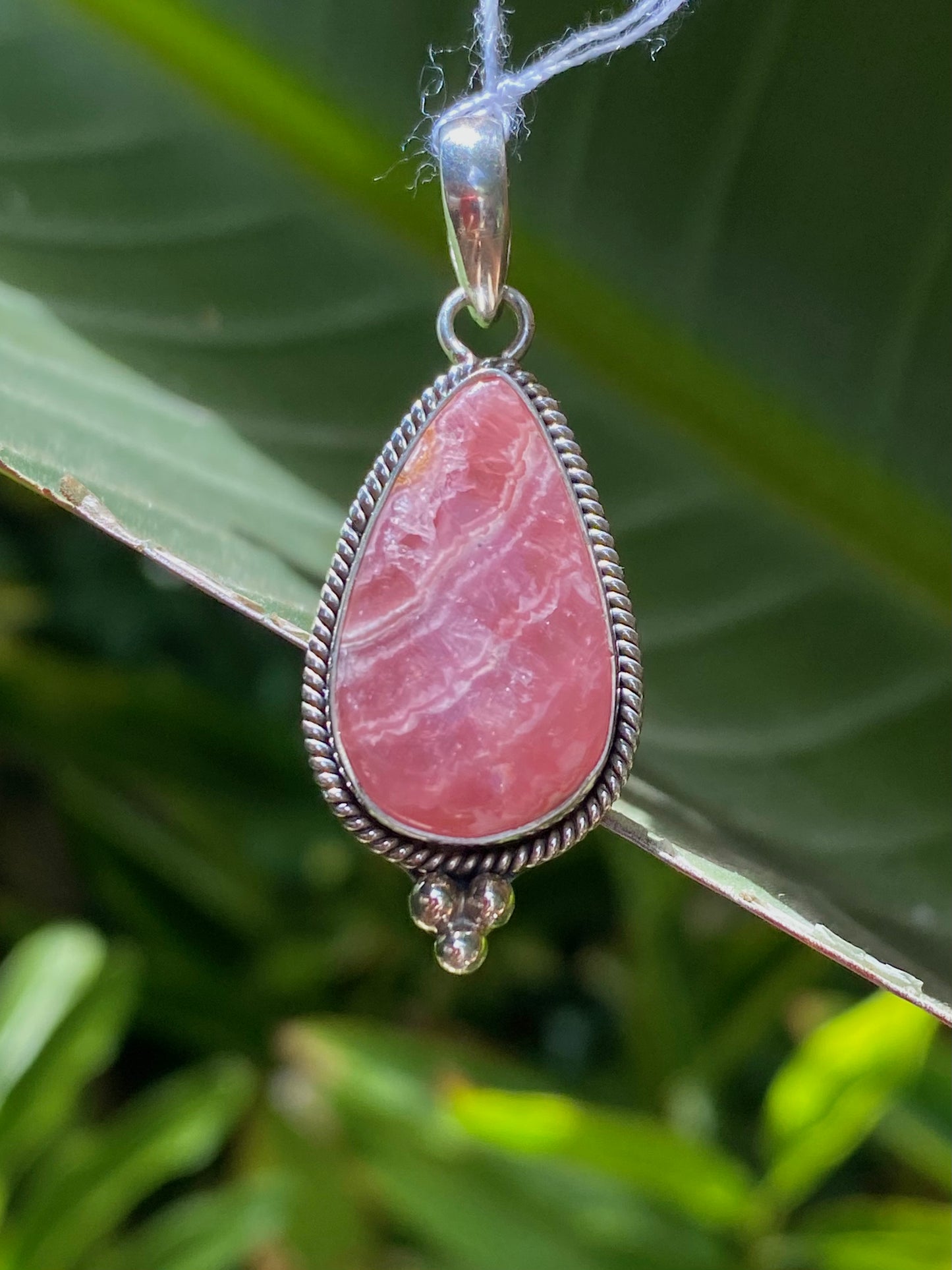 Pendentif Cinta 925 Rhodochrosite