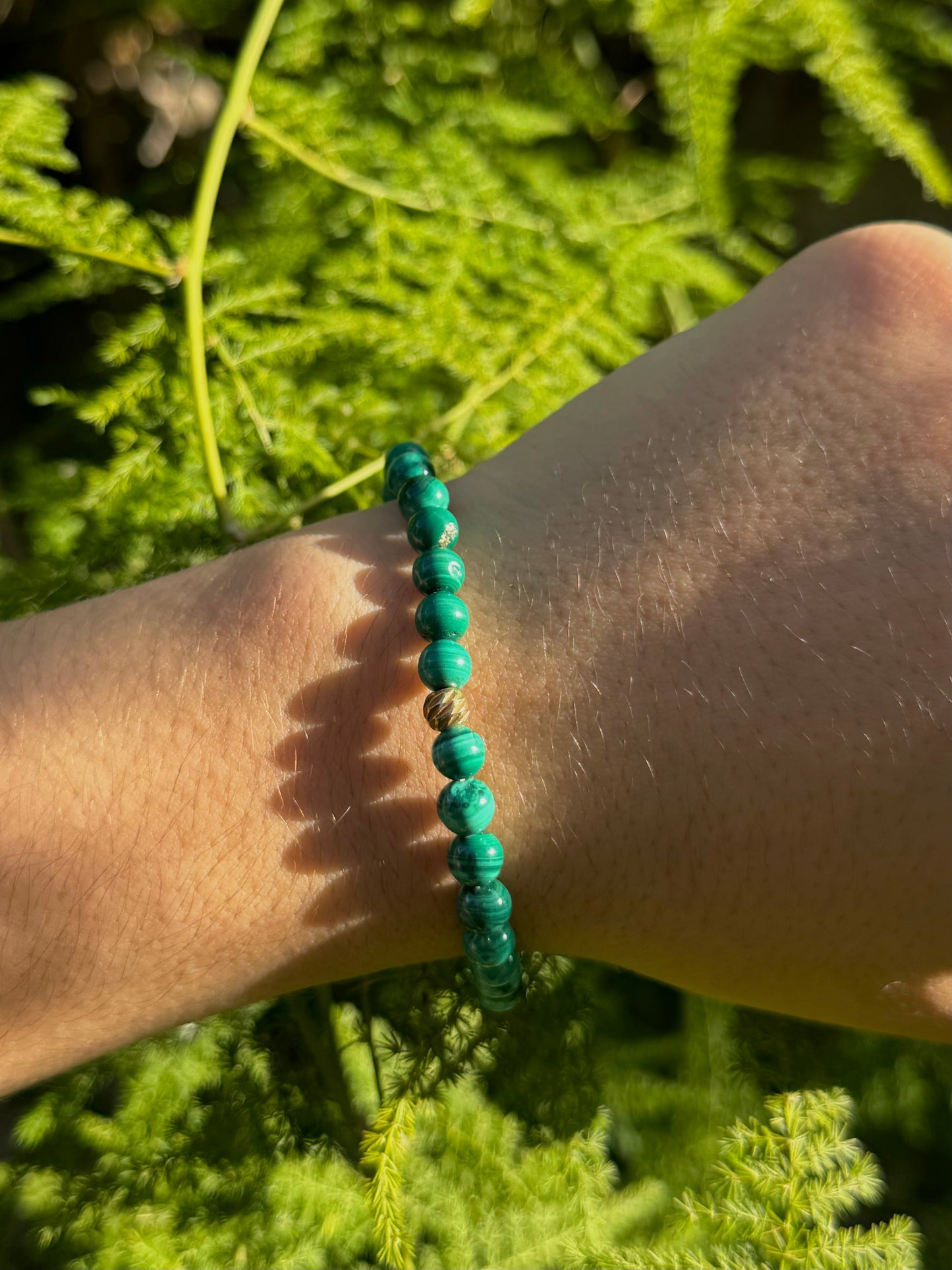 Bracelet Malachite or